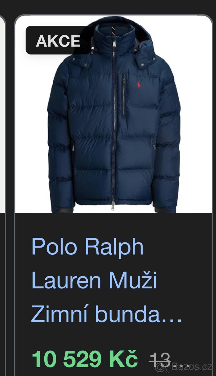 Zimní bunda Ralph Lauren (L-XL)