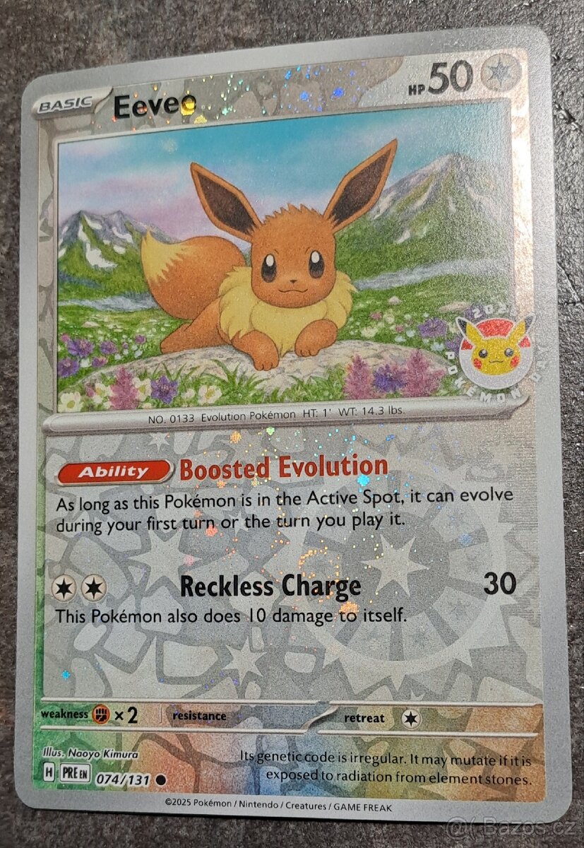 Pokemon TCG Eevee Promo PRE 074