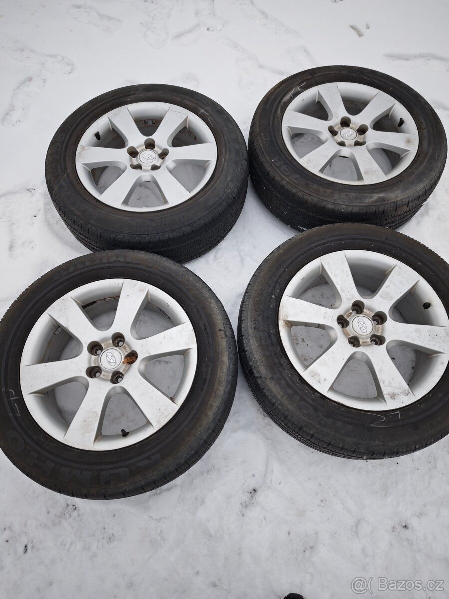 Prodám sadu 4 letních kol – 18″, 5×114