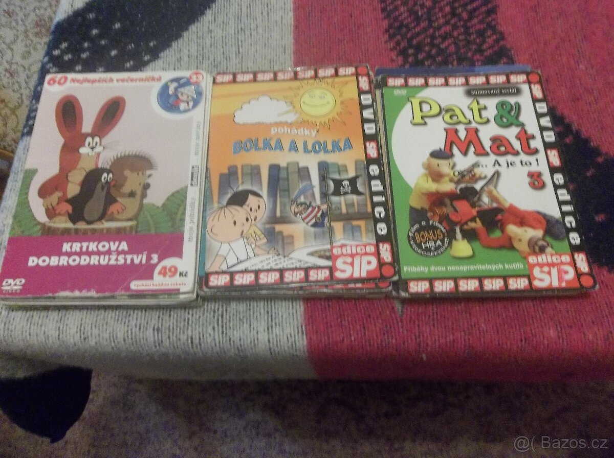 Dětské dvd pohádky večerníčky