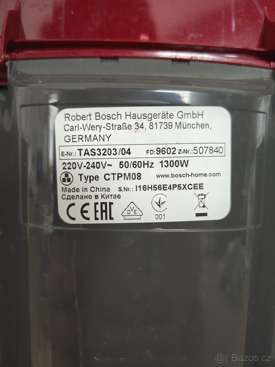 Bosch TAS 3203/4 červený