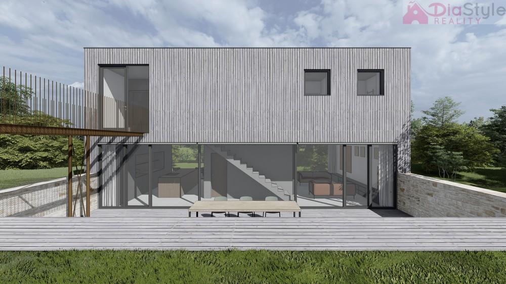 Stavební pozemek 1411 m2 v obci Tichá s projektem