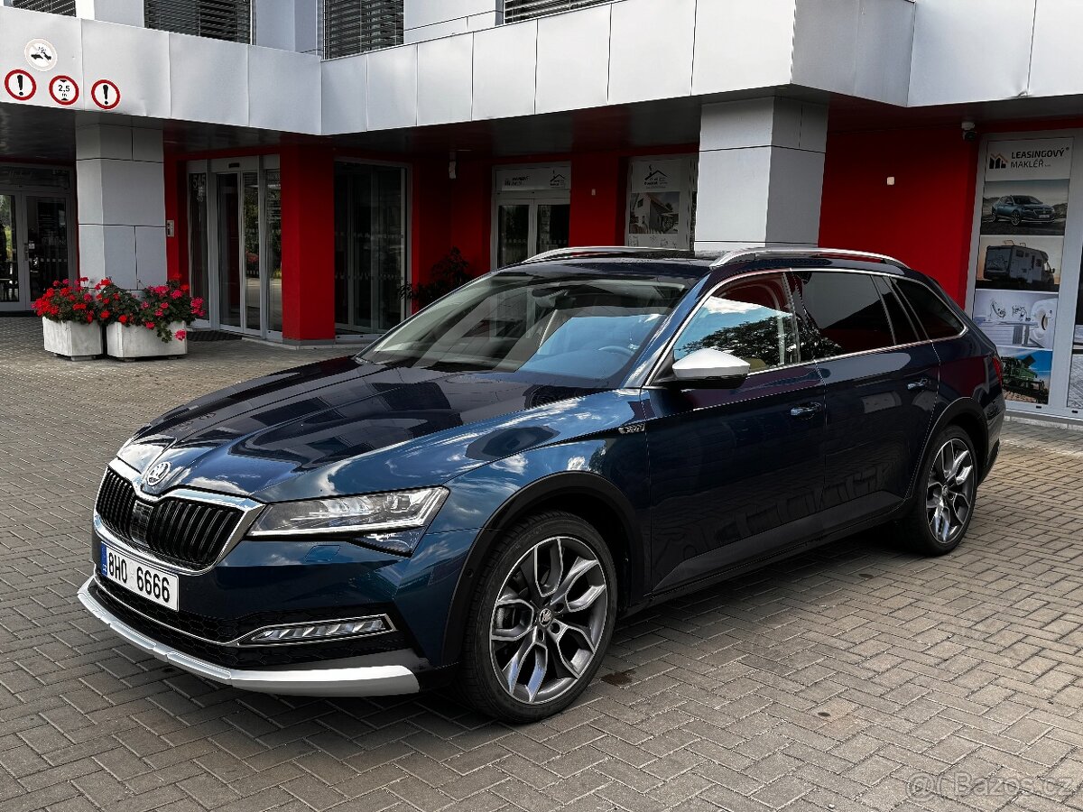 ŠKODA SUPERB SCOUT 4x4 DSG – Luxusní SUV ve špičkové kondici