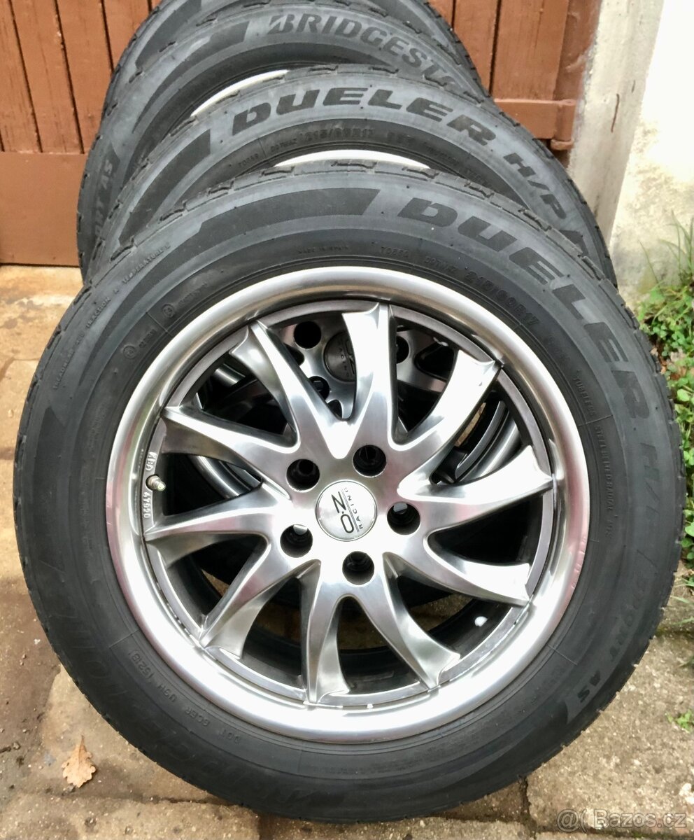 SADA ALU kola R17 5x114,3 + 215/60 R17 LETNÍ