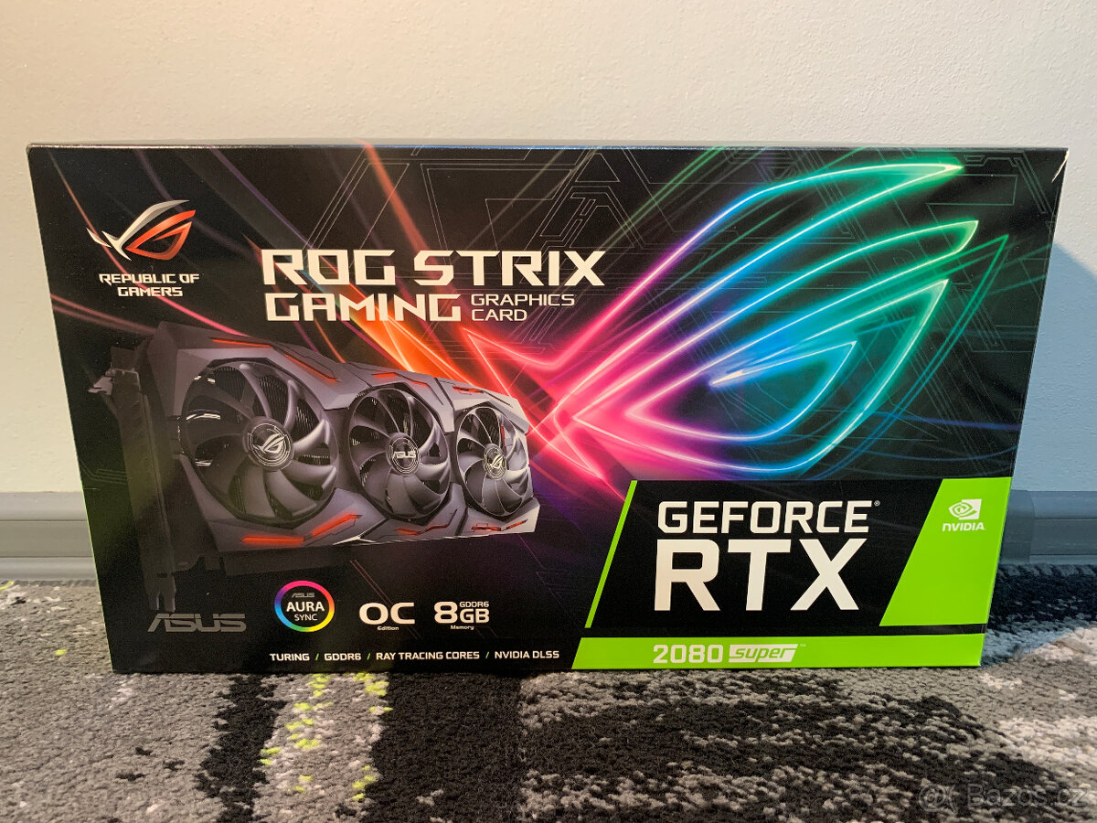 Grafická karta Asus STRIX GeForce RTX 2080 SUPER O8G Gaming