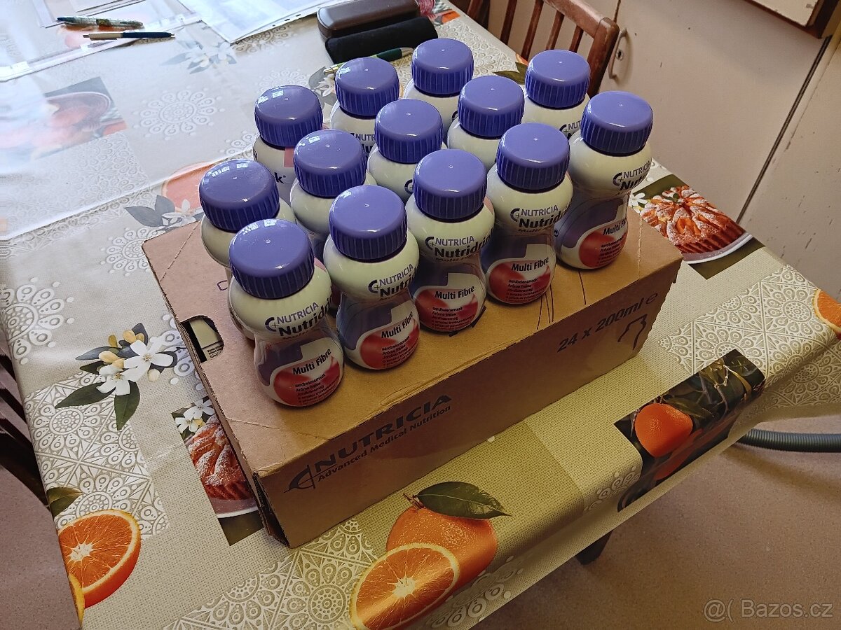 Nutridrink s vlákninou jahodový 200ml