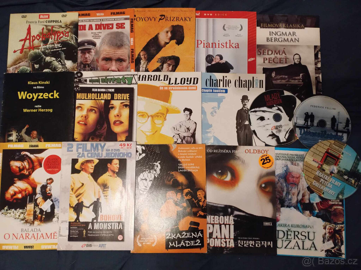 DVD s filmy pro náročné (17 ks)