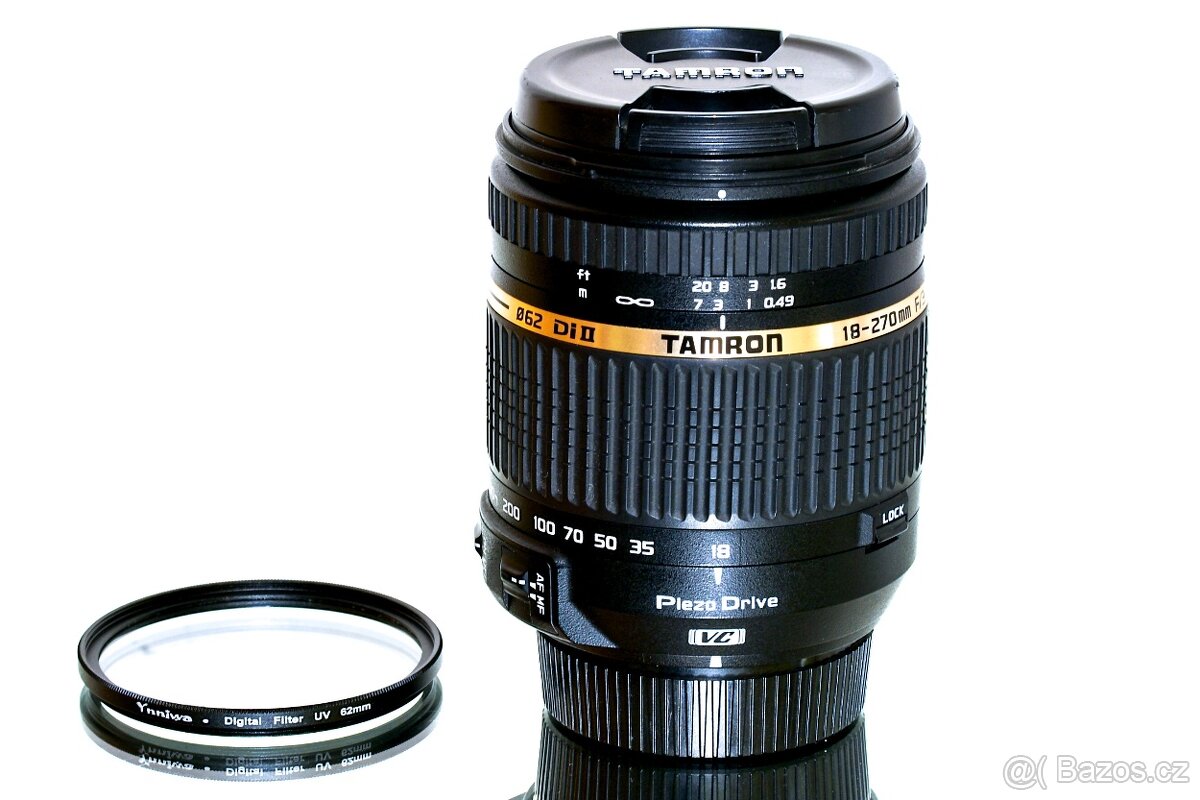 Nikon Tamron AF 18-270mm VC + UV filtr TOP STAV