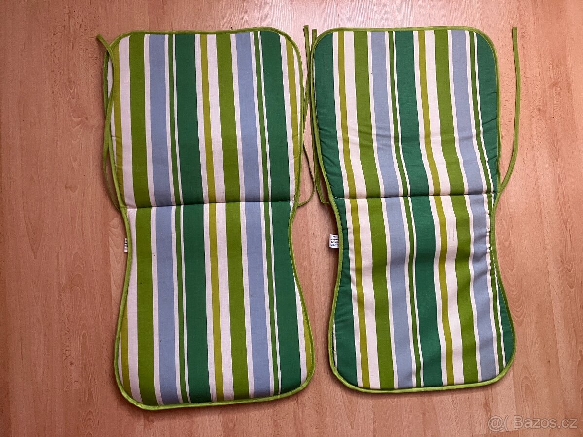 Set 2 ks podsedáků s opěrátky