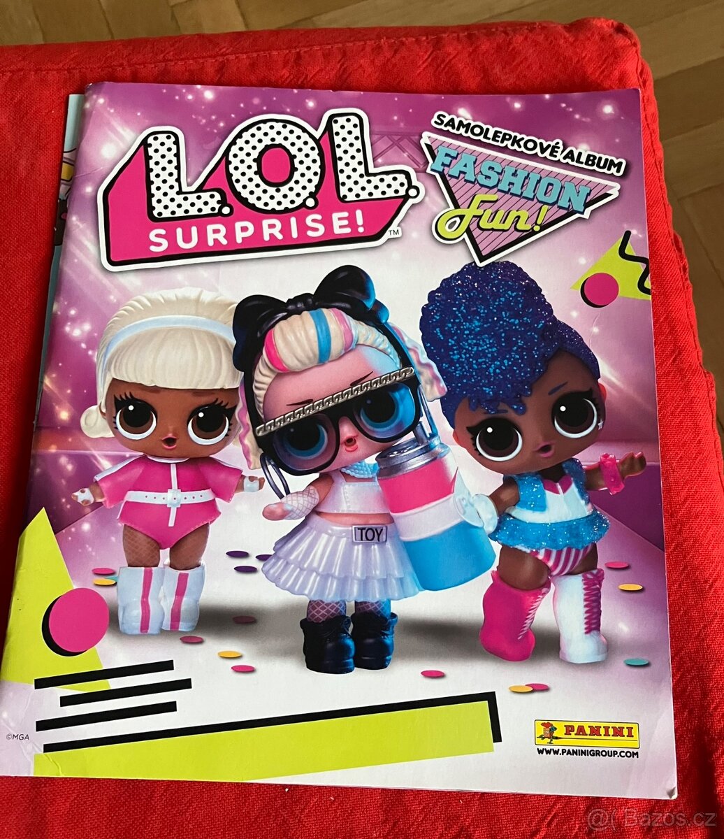 Sbírkové album samolepek LOL Surprise