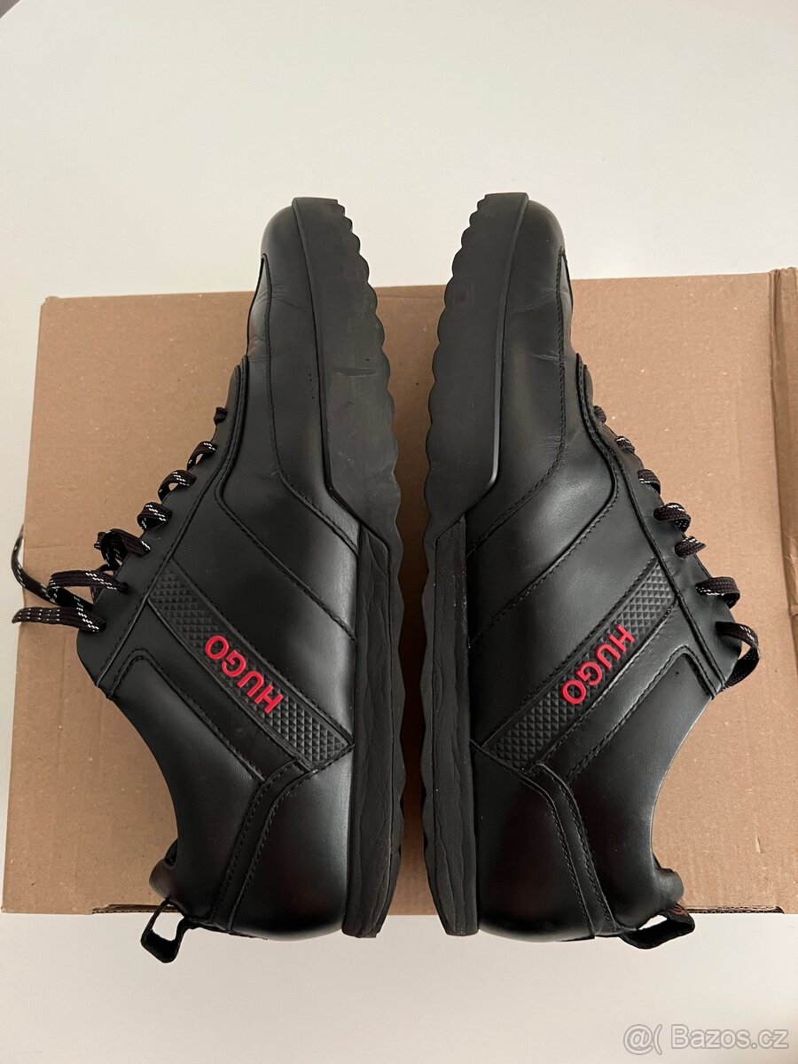 Jak nové pánské tenisky kožené boty Hugo Boss v. 42