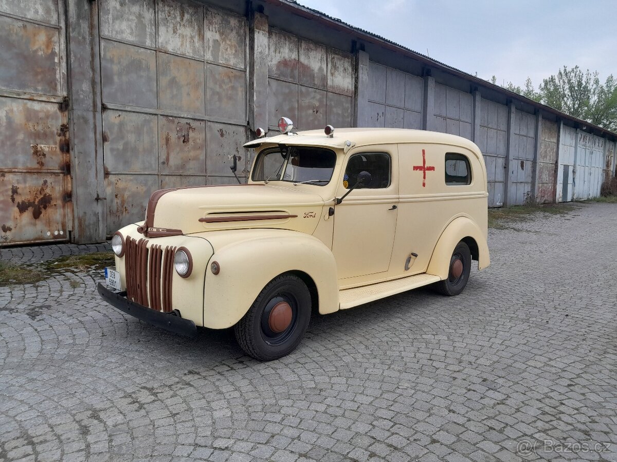 sanitní vůz Ford 79C, rok výroby 1947