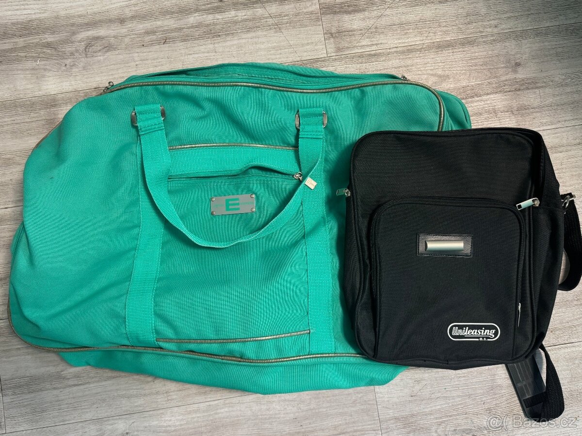 2x taška cestovní. Velká taška + batoh