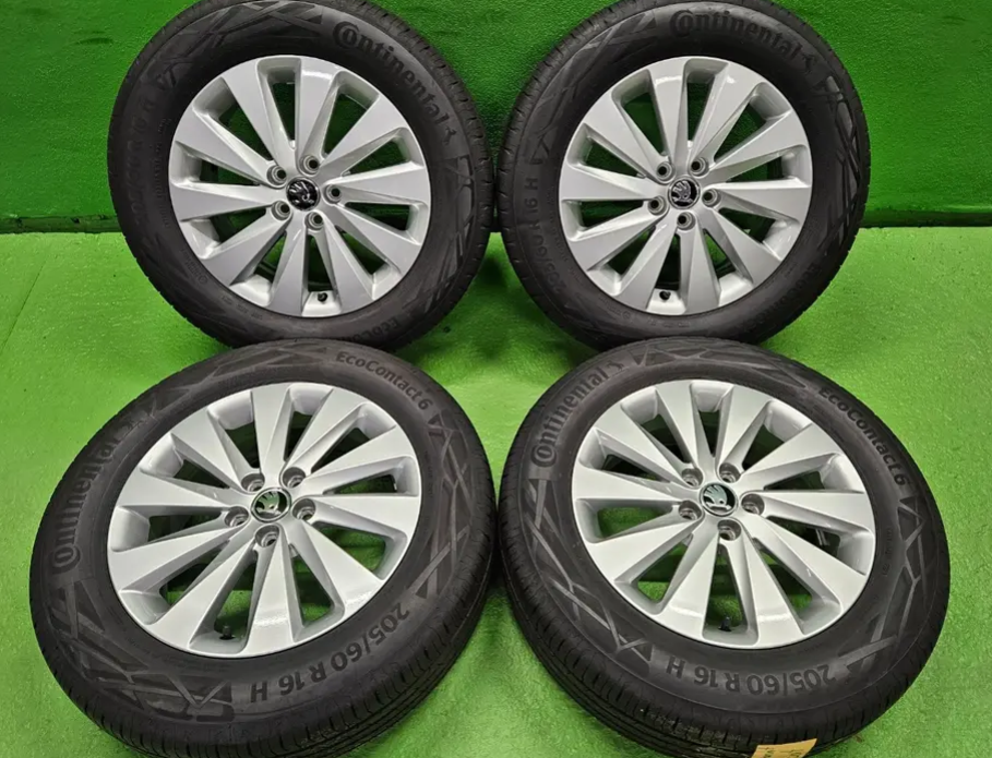 ZÁNOVNÍ SADA ŠKODA 16" 5X100 - ARONA KAMIQ T-CROSS