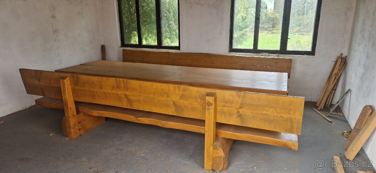 Zahradní stůl 4m dlouhý stůl z masivu