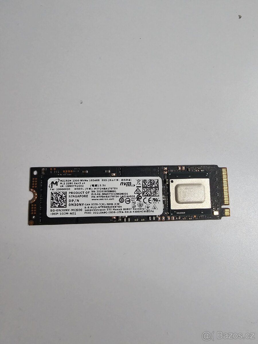 M.2 NVMe 1024GB Gen3 x4