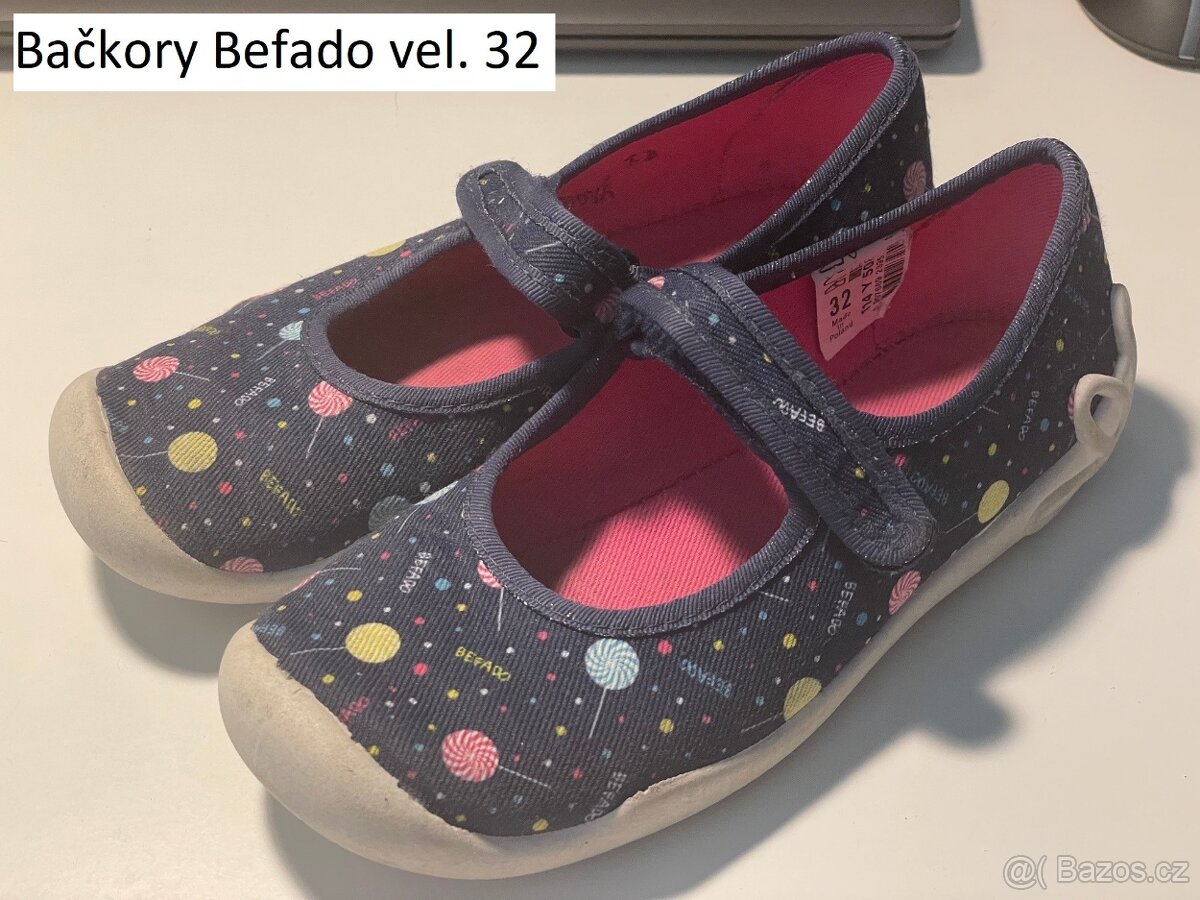 Dětské boty do školy, bačkory, přezůvky