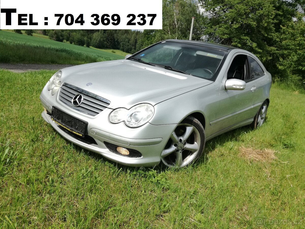 // Mercedes C- Sportcoupe, 230 KOMPRESSOR //DÍLY