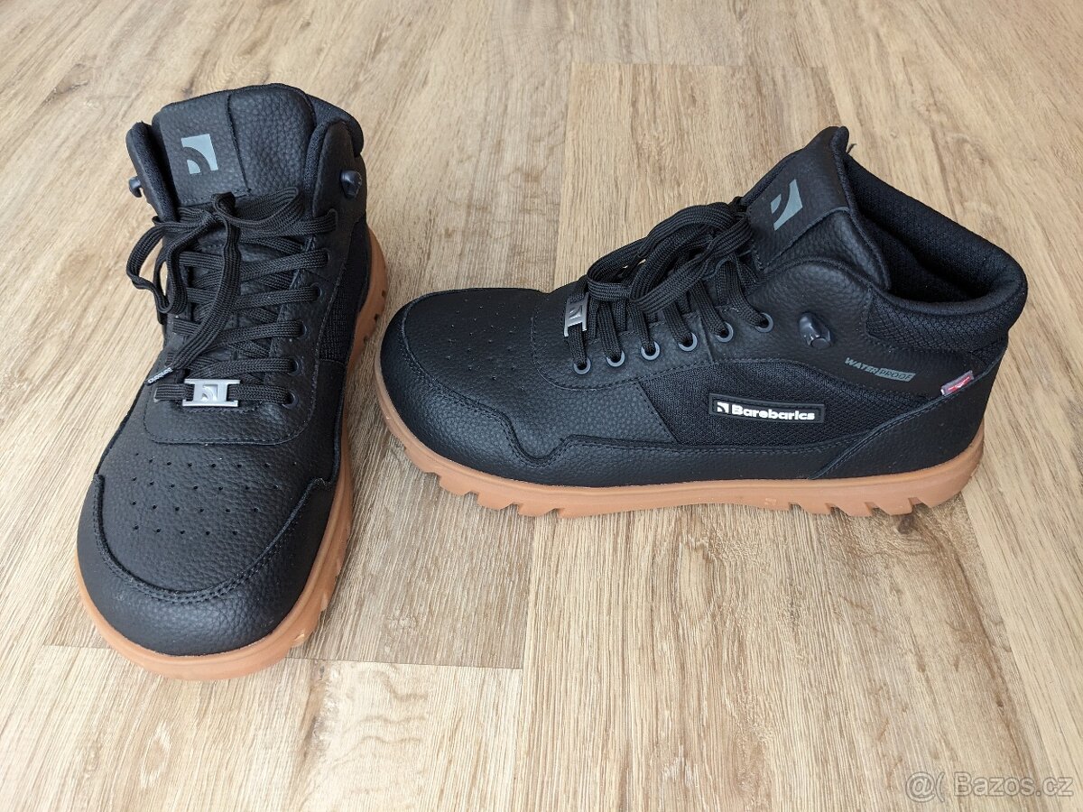 Barefoot zimní boty Barebarics UrbanEdge - Black, 44