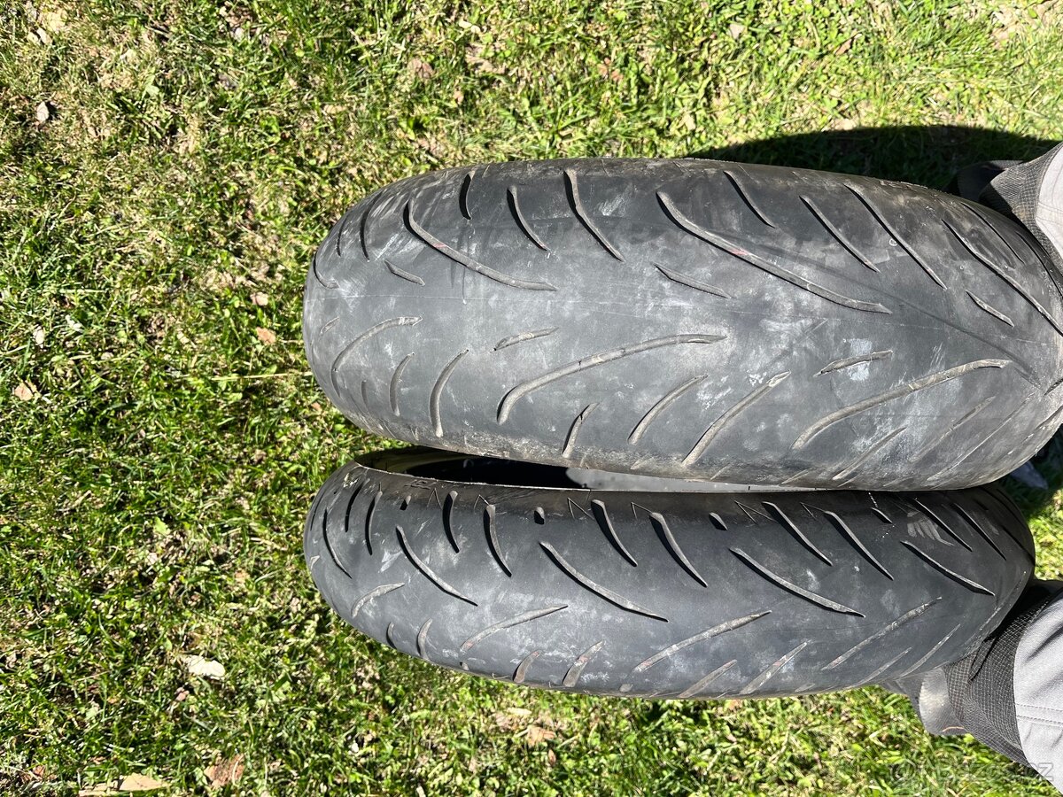 Pneu 120/70 + 180/55