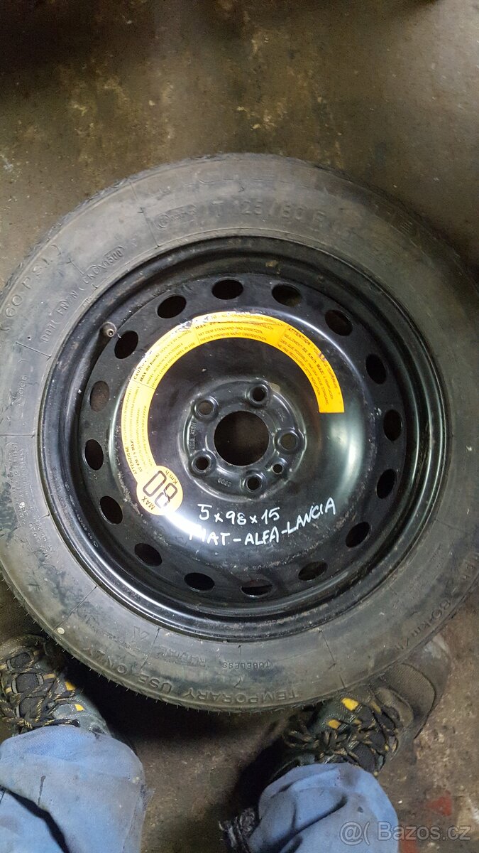 Dojezdové kolo Fiat, Lancia, Alfa
