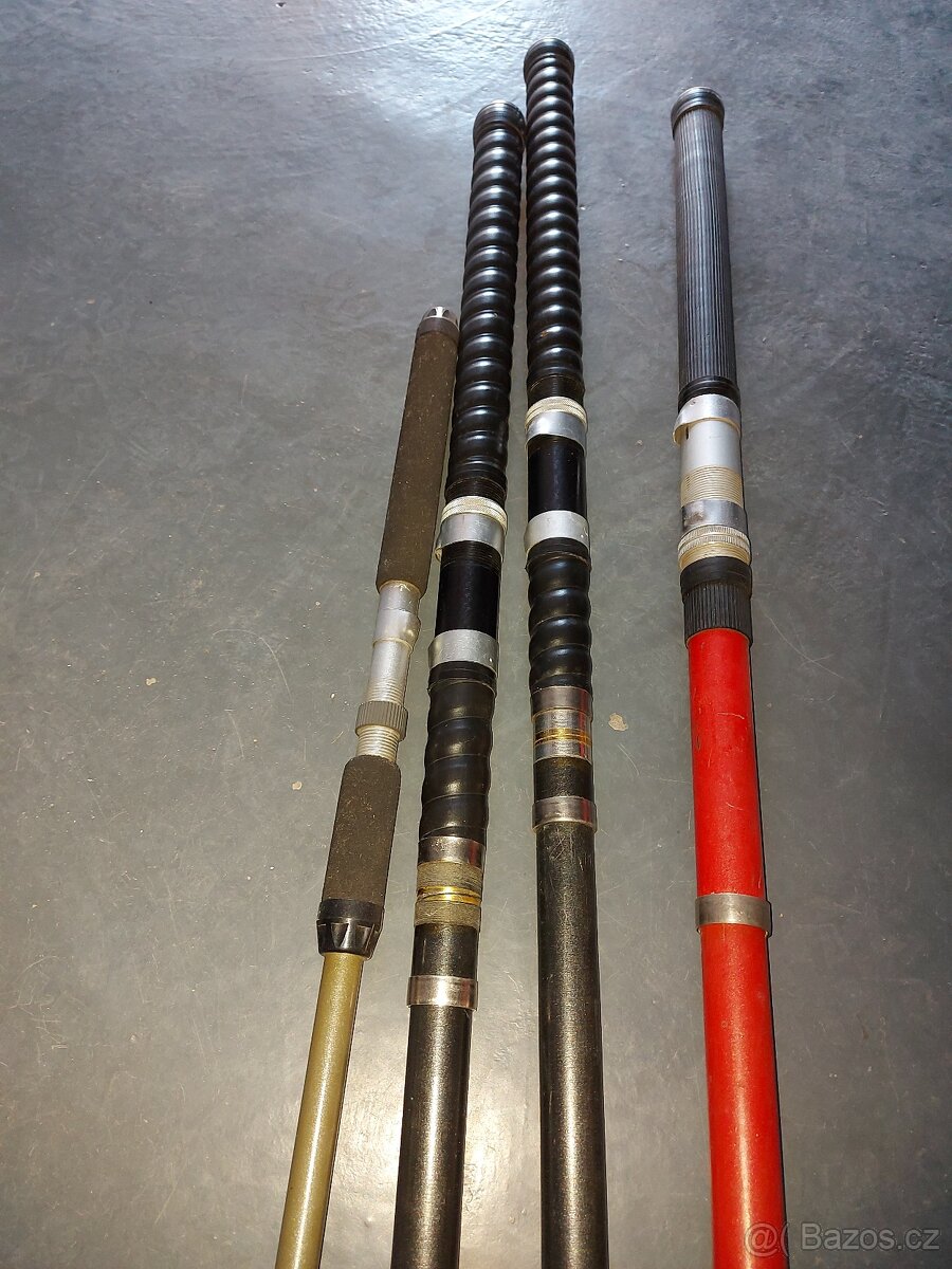 5x Teleskopické pruty