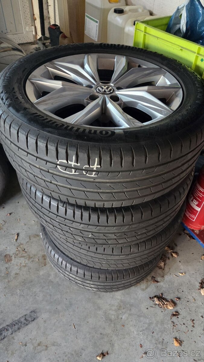 Letní kola VW, continental 235/55 r18 100V