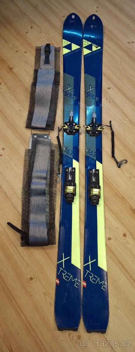 Lyze skialp Fischer 163cm + vazani Dynamit