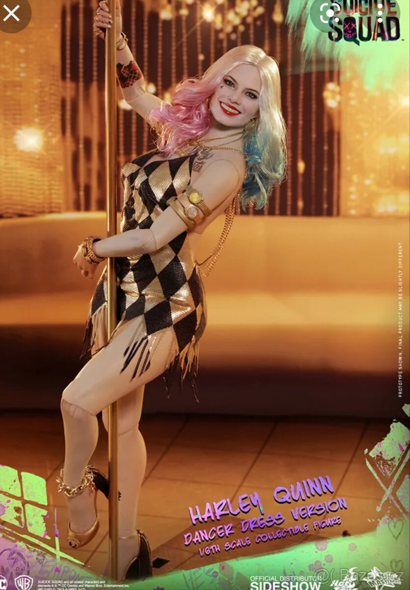 Harley quinn Dancer Dress 1/6 hot toys , sideshow