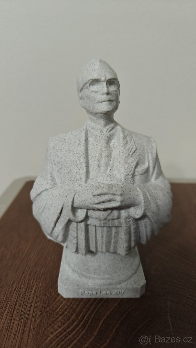 Busta / Socha Papež Leo XIV - Robert Francis Prevost (2025)