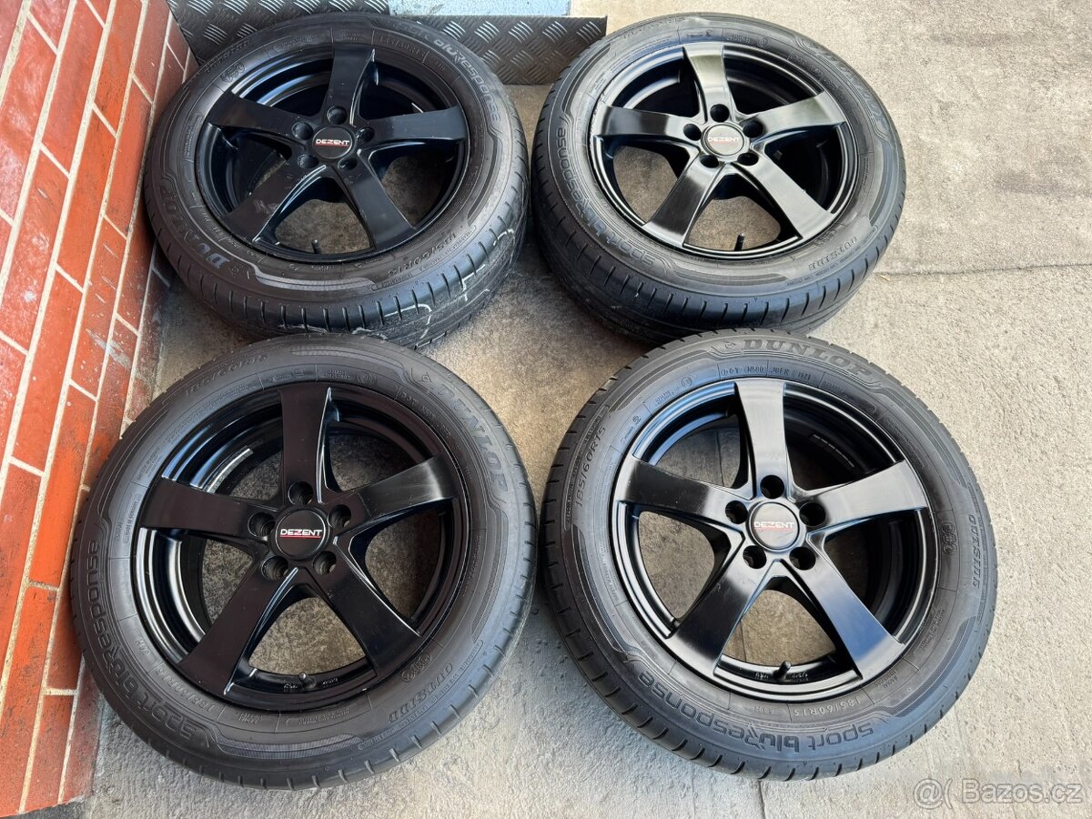 Alu 15" 5x100 DEZENT Black, Rapid, F3, letní 80%