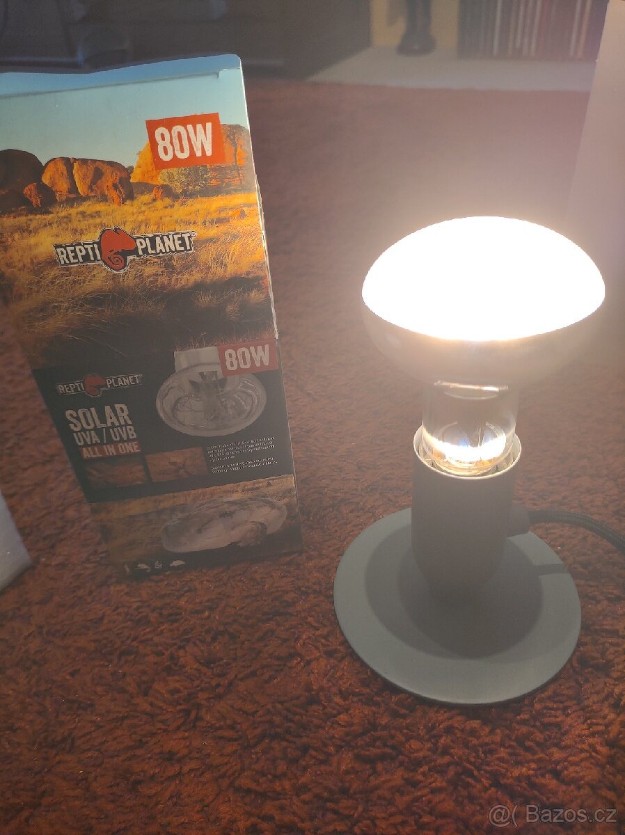 7x Terarijní žárovka 80W - ReptiPlanet - UVA/UVB