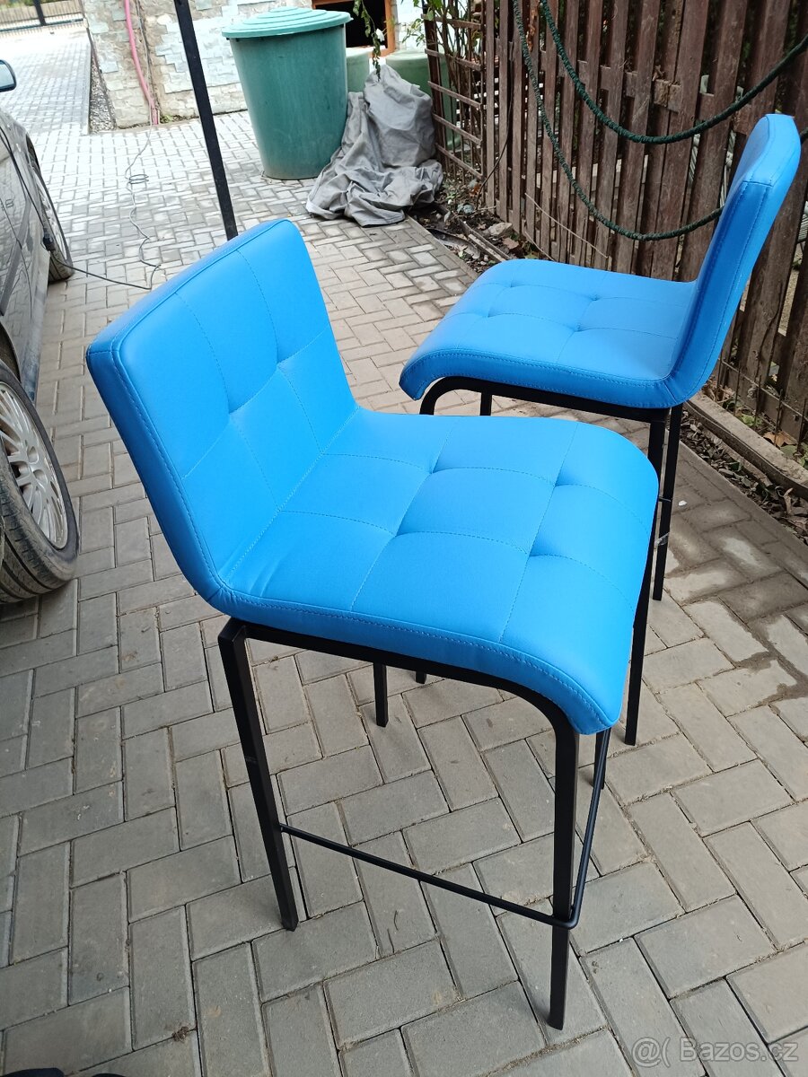 Barové židle -Design Scandinavia SET 2 ks