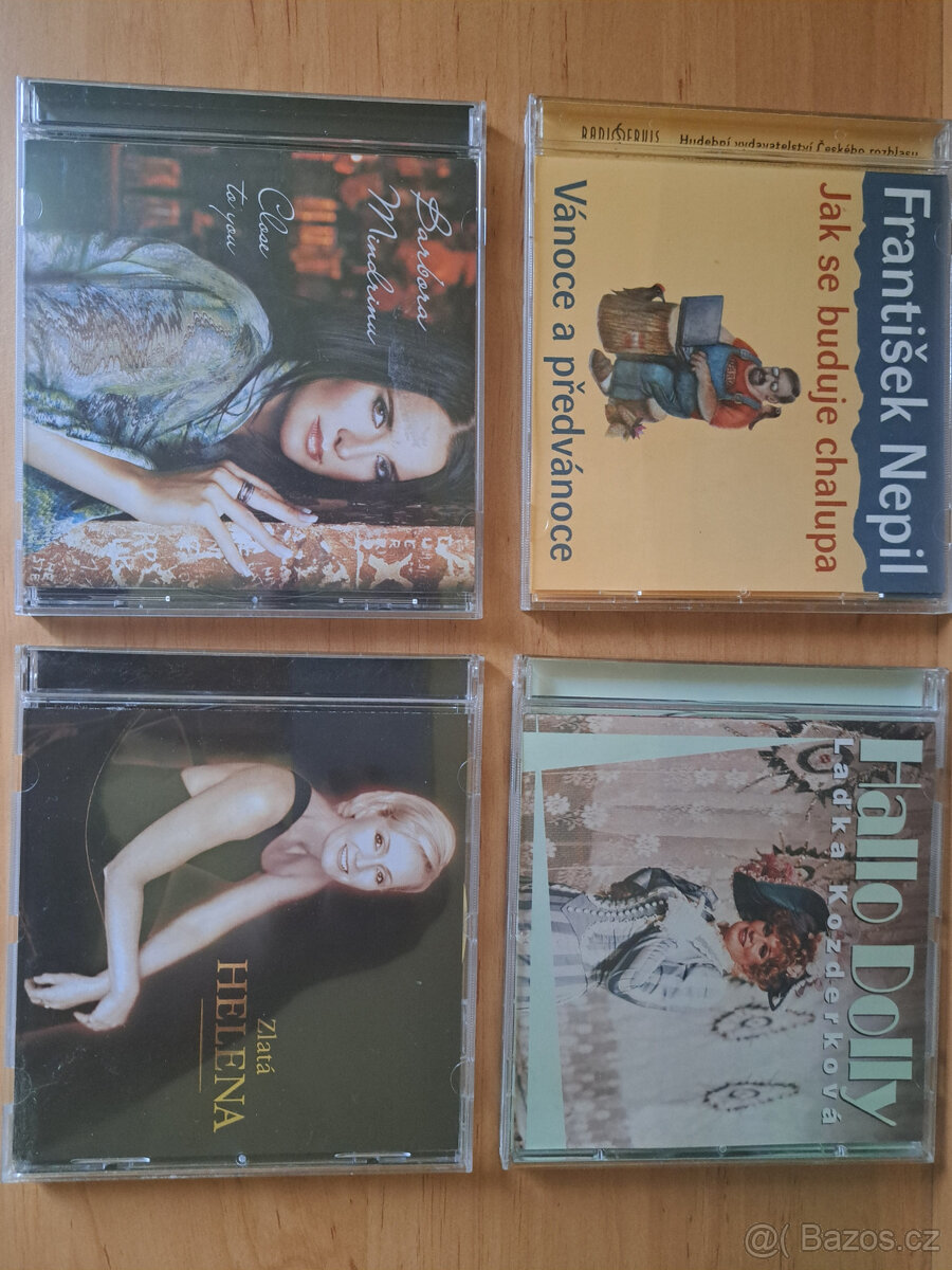 4 CD - různé žánry