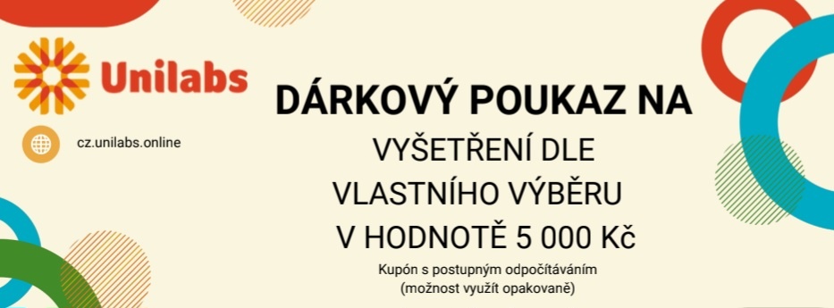 POUKAZ UNILABS V HODNOTĚ 5000 KČ