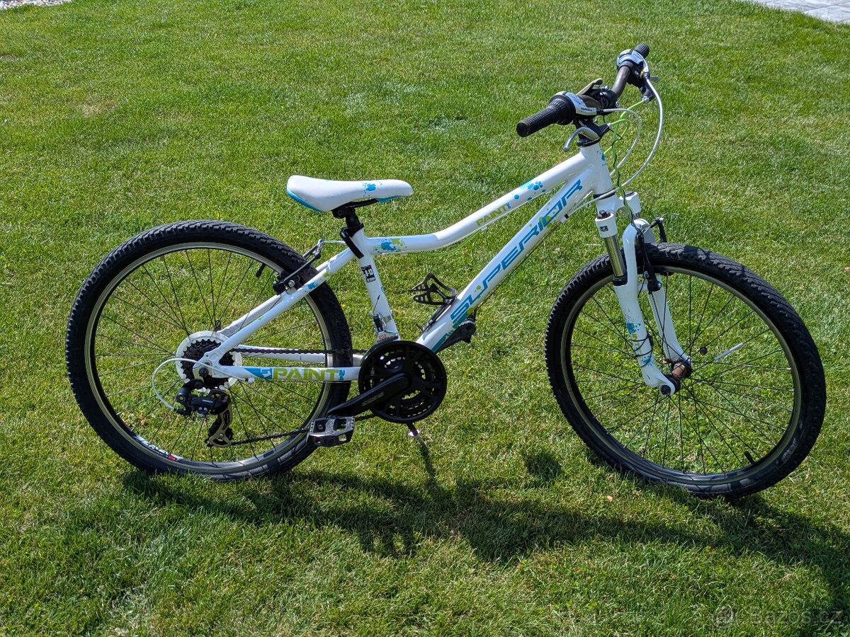 Dětské kolo 24" 130 cm - 155 cm SUPERIOR PAINT