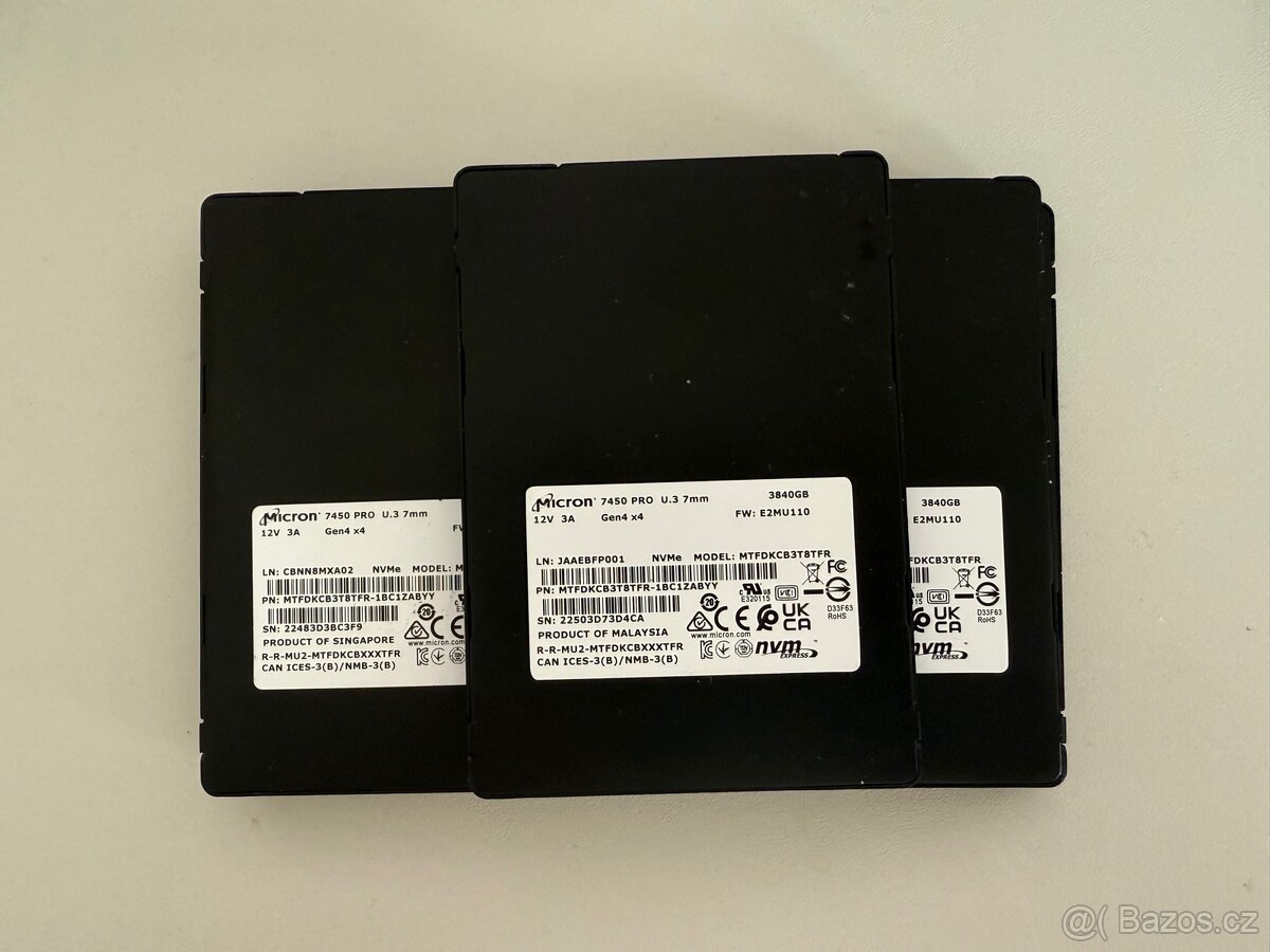 Micron NVMe SSD disky