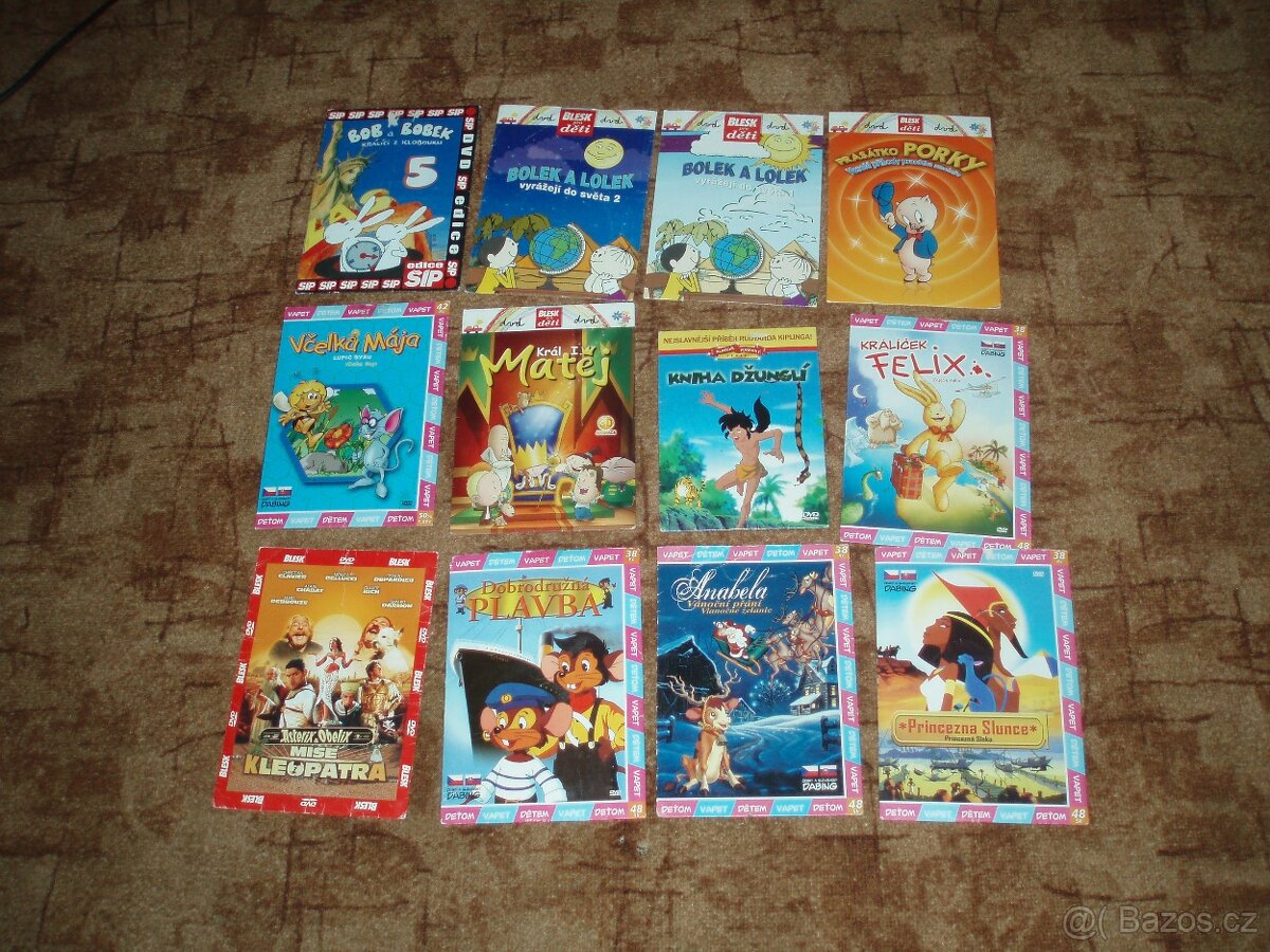 Originál DVD pohádky 22 ks -podívejte na mé další nabídky -