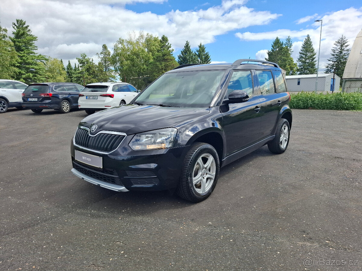 Škoda Yeti 1.2TSi 77kW,klimatizace,tažné zařízení