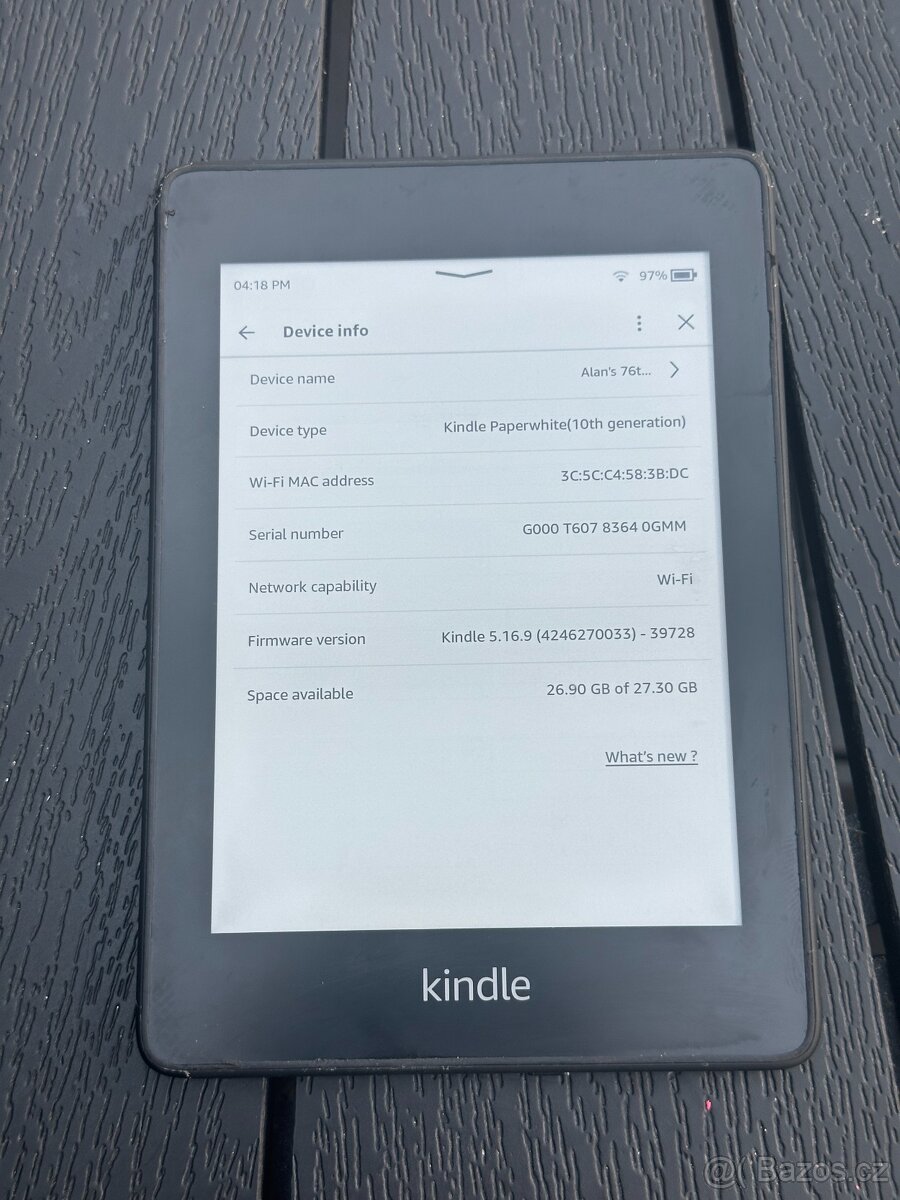 Čtečka knih Amazon Kindle Paperwhite 10. gen 32GB černá