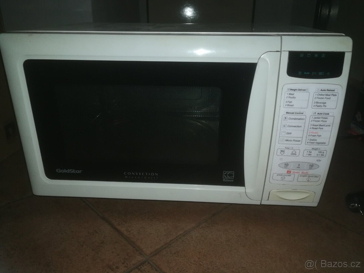 mikrovlnná trouba Goldstar s grilem