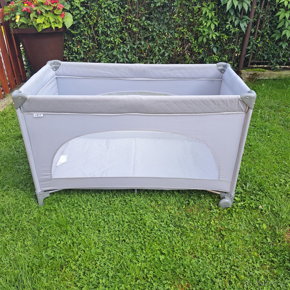 Cestovní postýlka ZOPA Lely Silver Grey