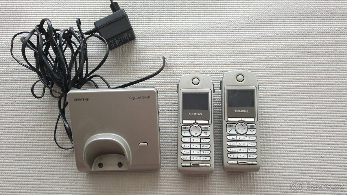 Prodám 2ks bezdrátových telefonů Siemens