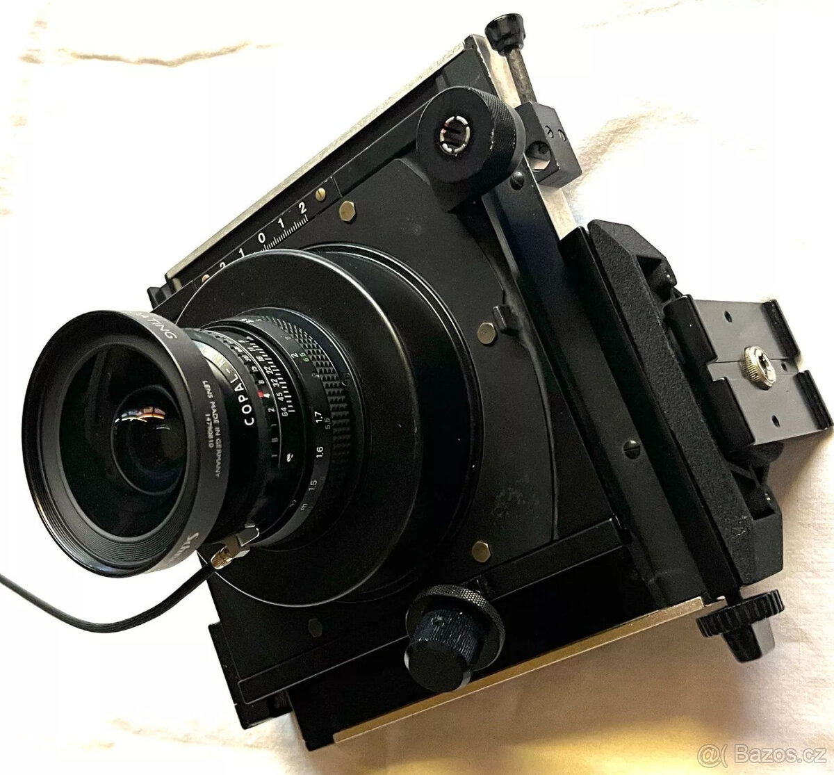 Studiová kamera Sinar X 4x5 palců se 6 objektivy