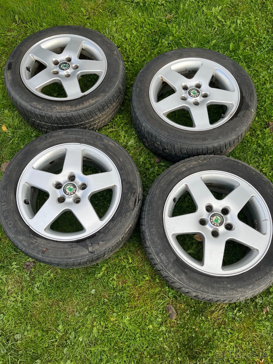 Alu kola Škoda Octavie 2 vel.16 205/55/r16
