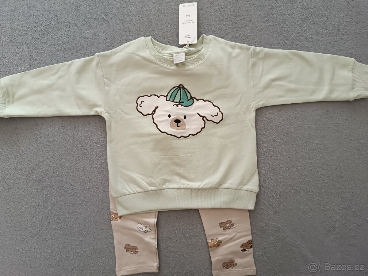 Set Lindex vel. 98 pes zelený