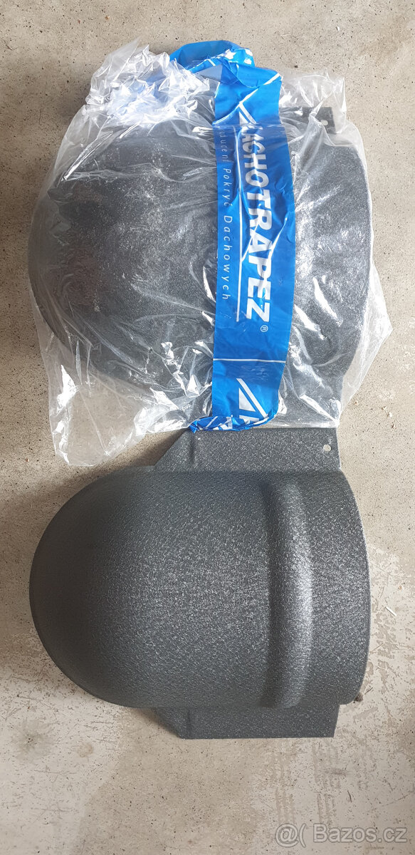 Střešní koncový hřebenáč Blachotrapez RAL 7016