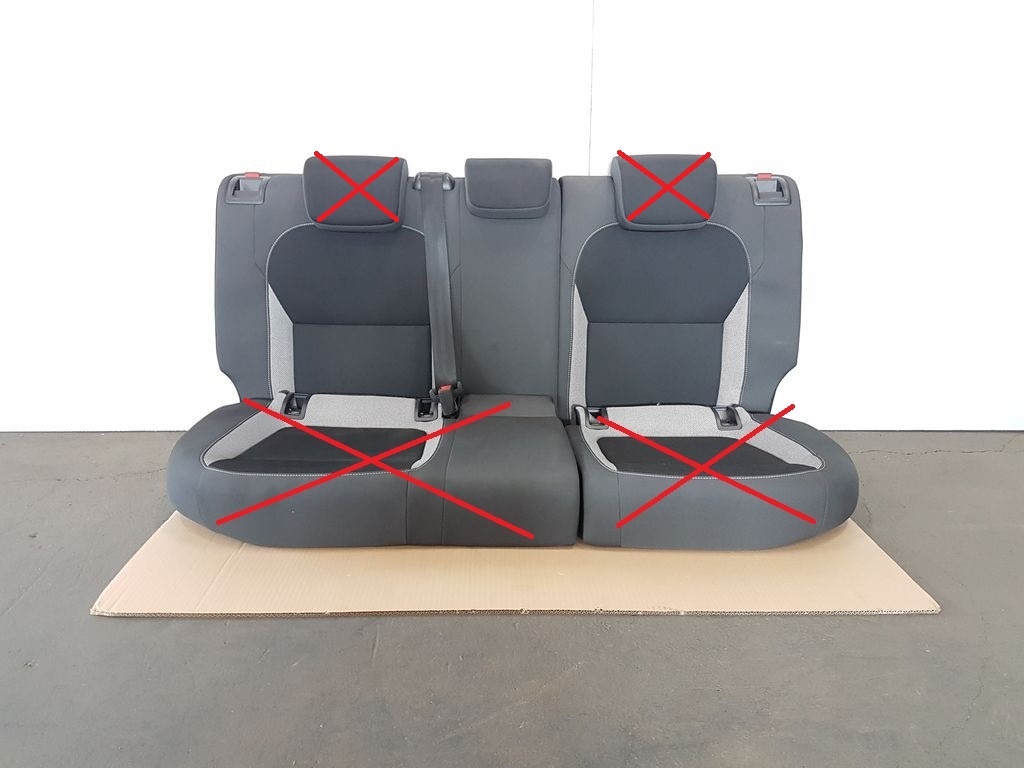 Zadní opěradla sedadel, opěrka hlavy Škoda Fabia III