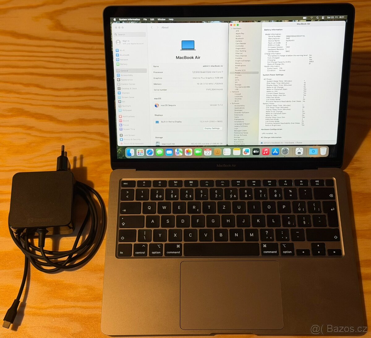 MacBook Air 13" 2020, 16GB RAM, 512GB SSD, Intel i7