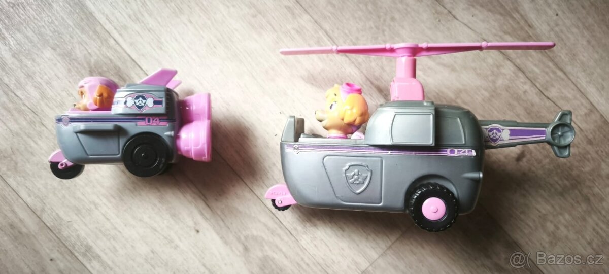 Originál Paw Patrol/Tlapková patrola tryskáč/vrtulník Skye